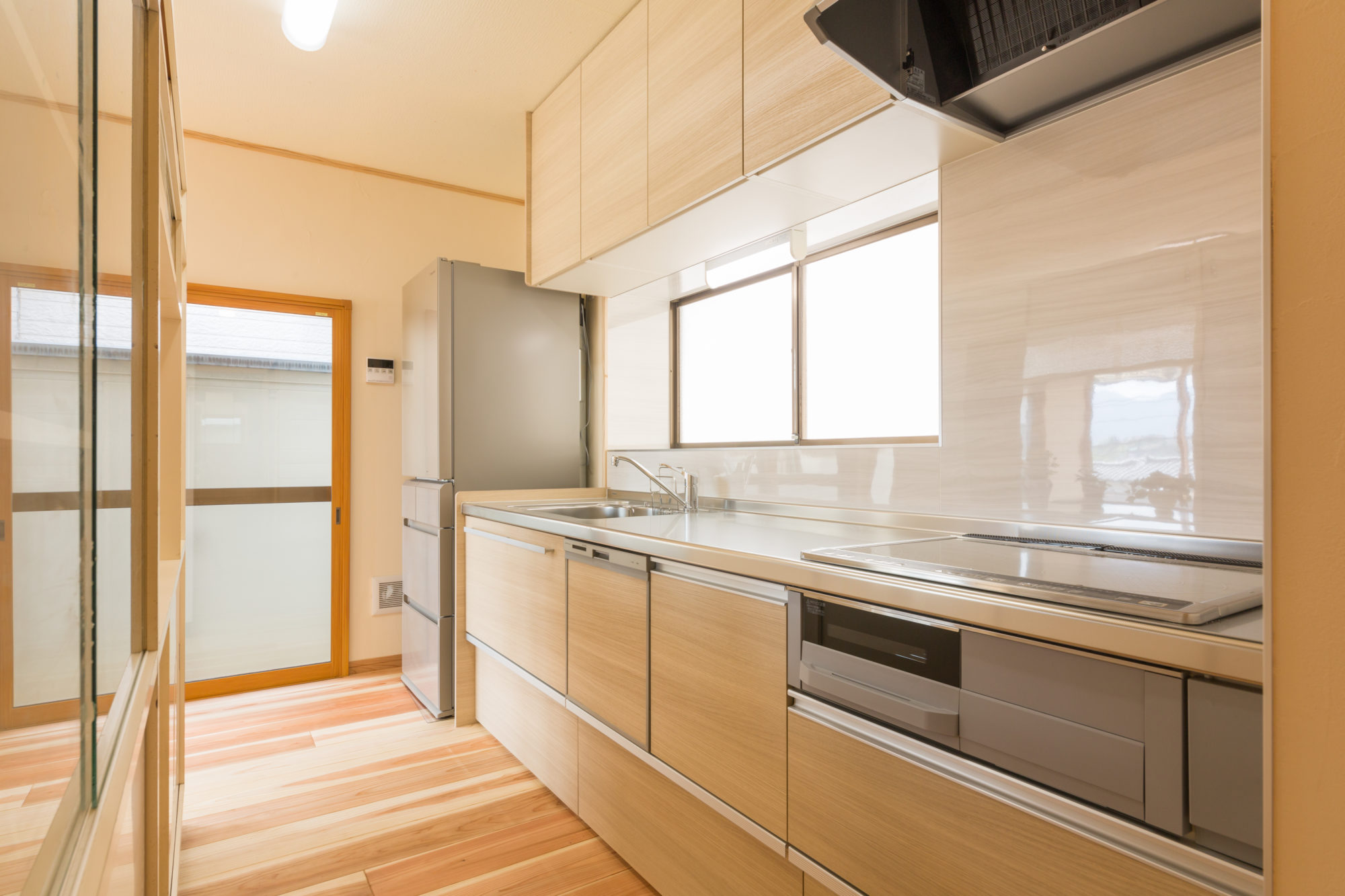 ＩＨキッチンリフォーム　戸建て　広島市南区